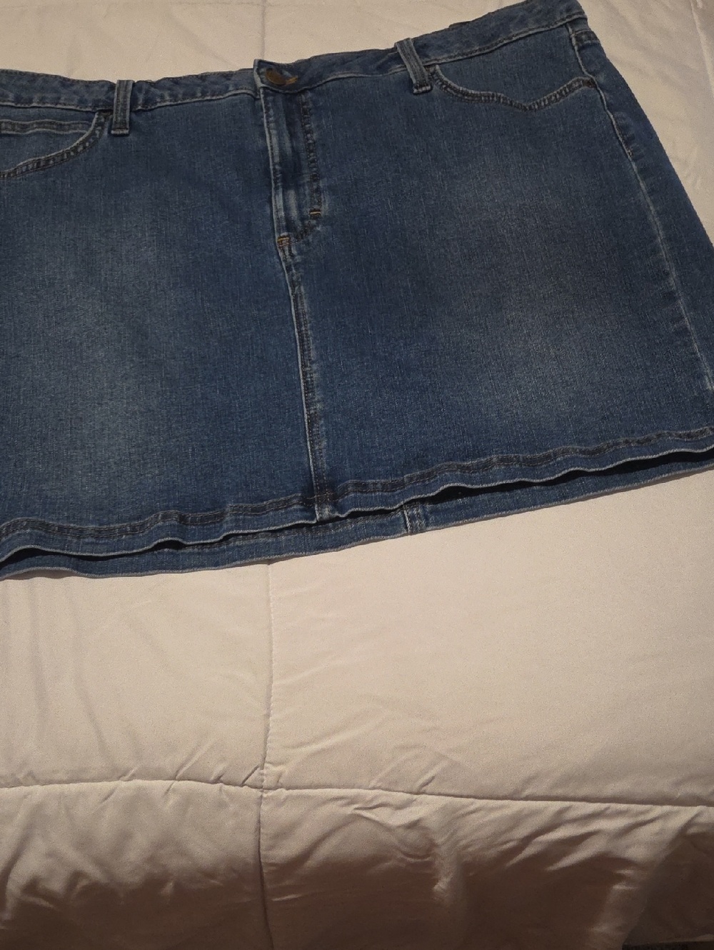 Lee Blue Denim Skort